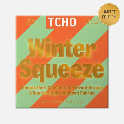 TCHO - Winter Squeeze Dark Chocolate: 3 Pack