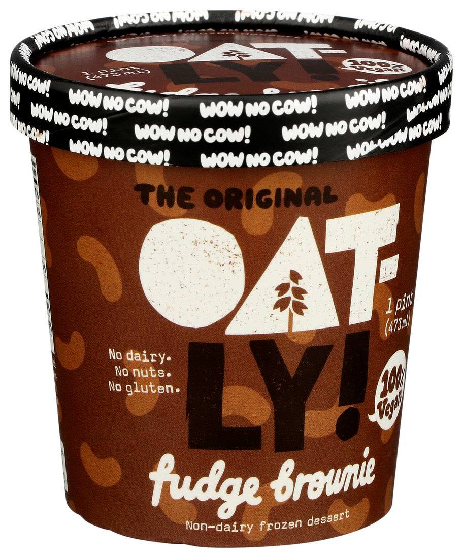 Oatly Fudge Brownie Ice Cream