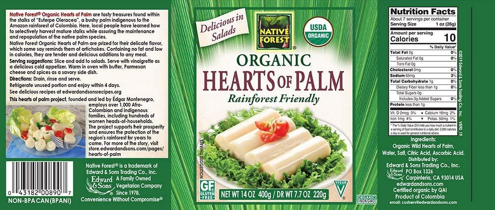 Native Forest Hearts Of Palm