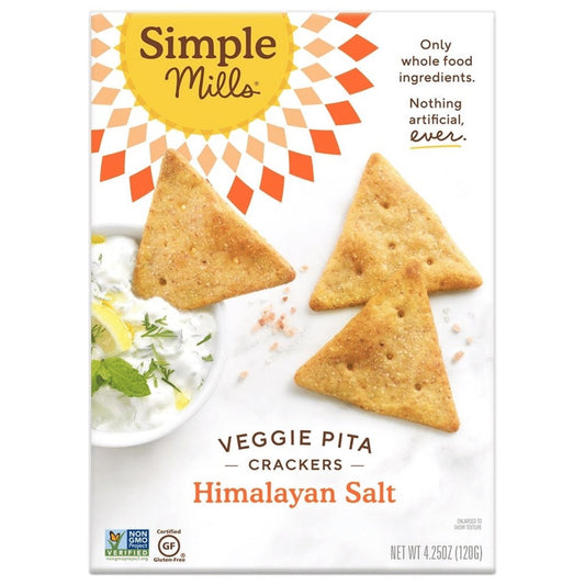 Simple Mills Pita Crackers Himalyan Salt