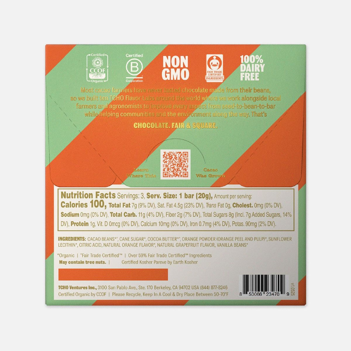 TCHO - Winter Squeeze Dark Chocolate: 3 Pack