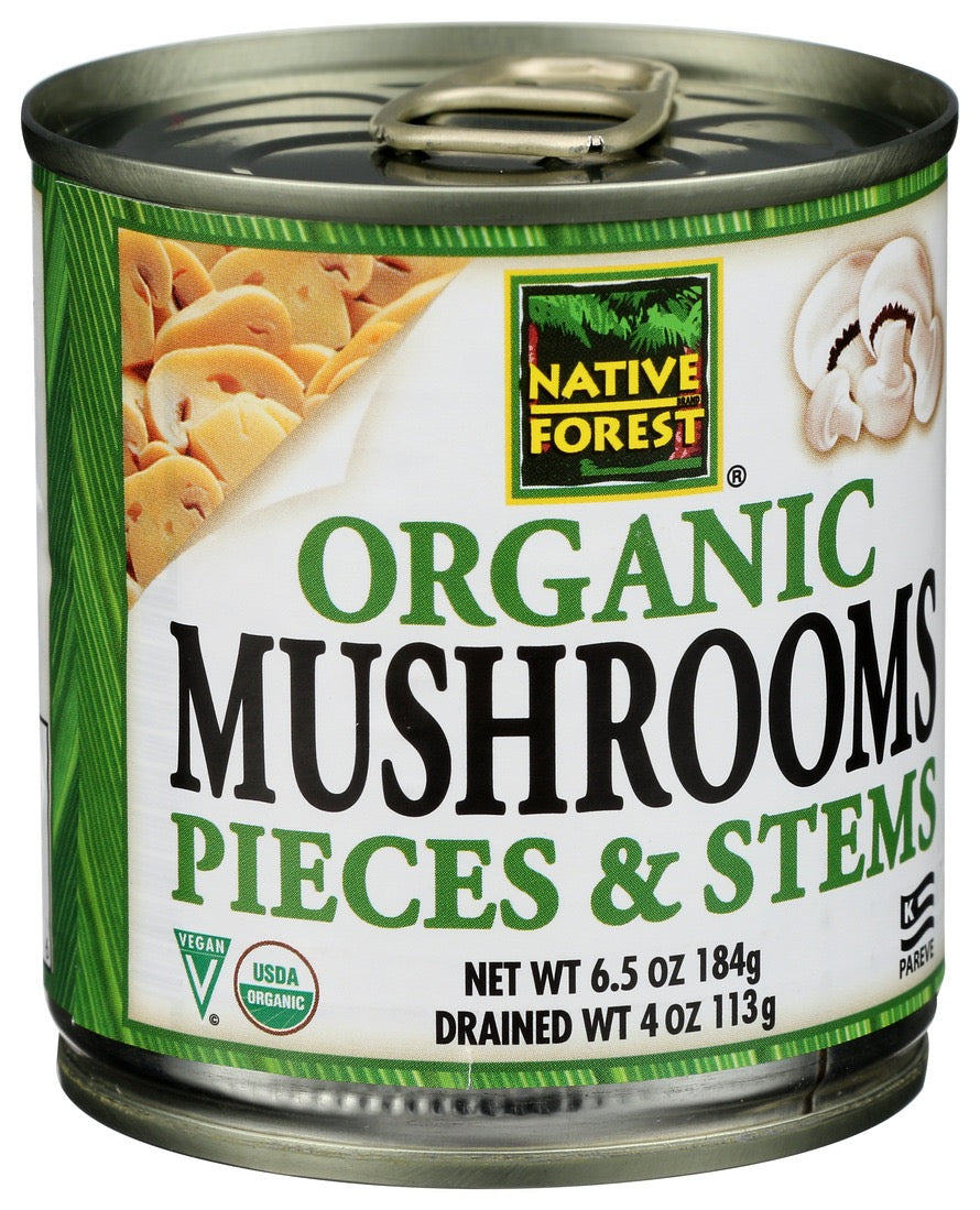 Native Forest Organic Mushroom Pieces & Stems
