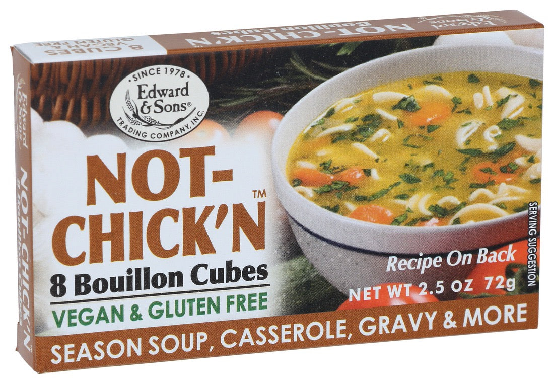 Edward & Sons Not Chicken Bouillon Cubes