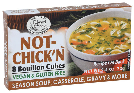 Edward & Sons Not Chicken Bouillon Cubes