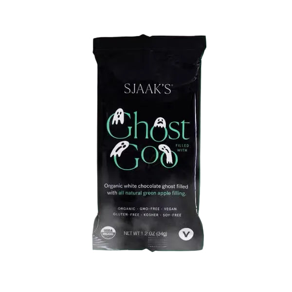Sjaak's - White Chocolate Ghost Filled with Goo