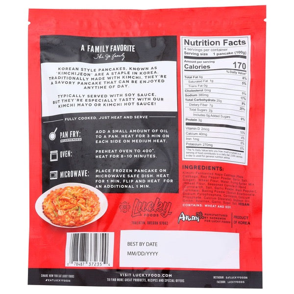 Lucky Foods Kimchi Pancakes