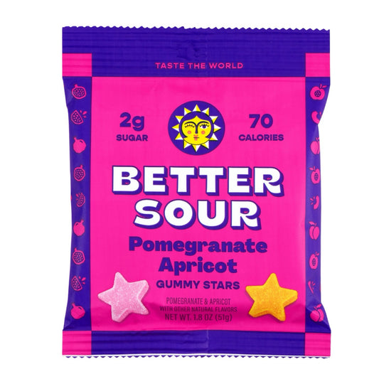 Better Sour - Pomegranate Apricot Gummy Stars