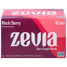 Zevia Black Cherry 6pk