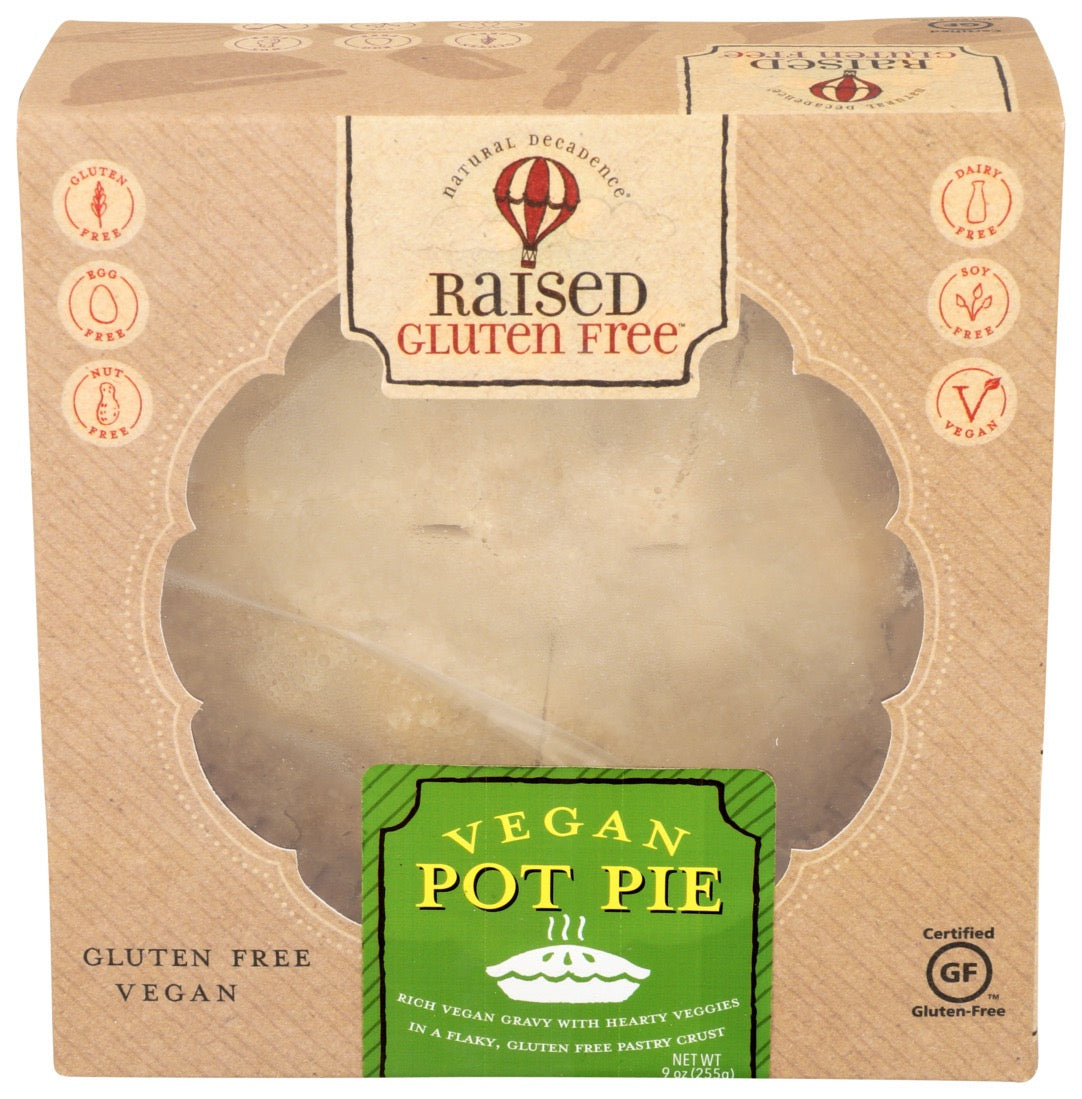 Raised Gluten Free Vegan Pot Pie