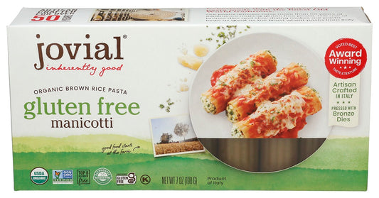 Jovial GF Manicotti