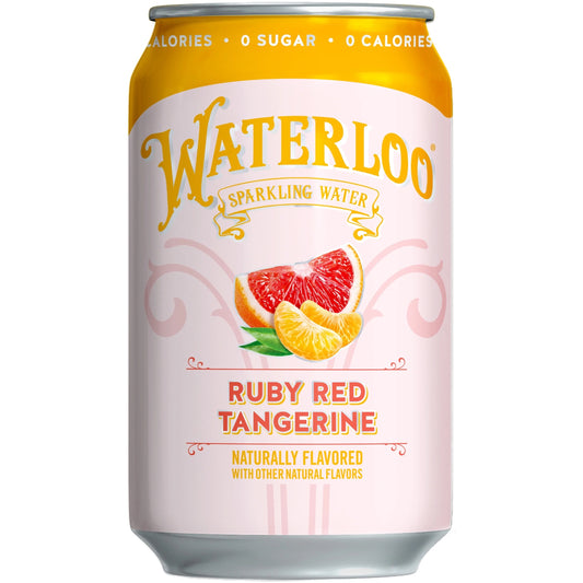Waterloo Sparkling Ruby Red Tangerine