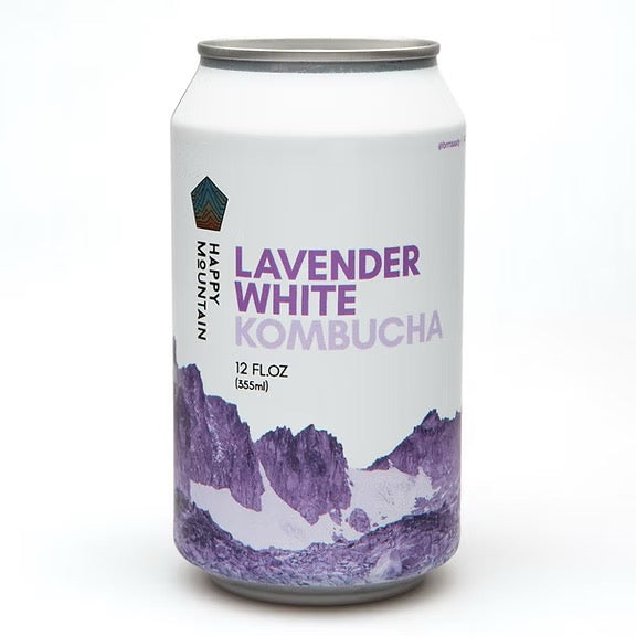 Happy Mountian Kombucha - Lavender White