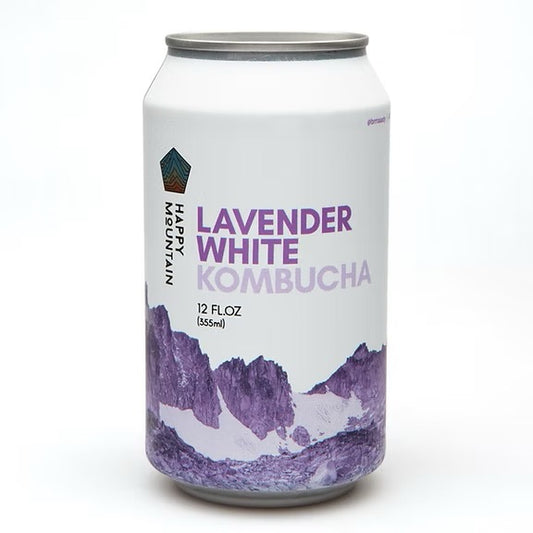 Happy Mountian Kombucha - Lavender White