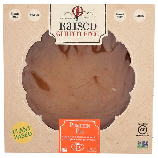 Raised Gluten Free Pumpkin Pie