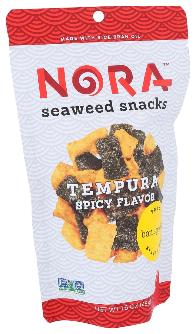 Nora Seaweed Snacks Tempura Spicy Flavor