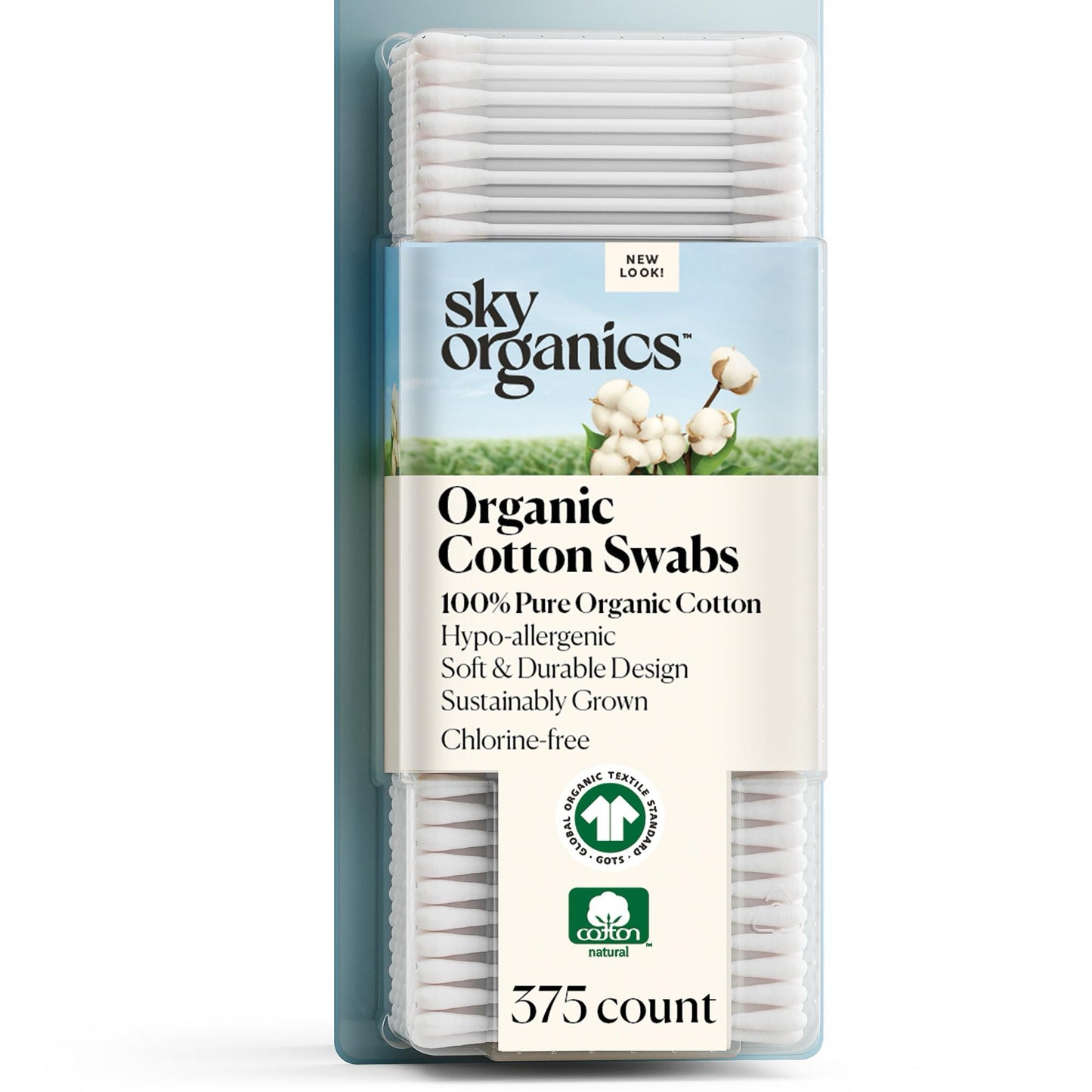 Sky Organics - Cotton Swabs 375 count