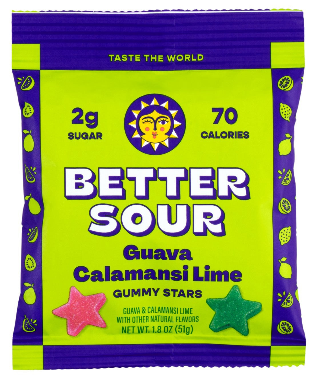 Better Sour - Guava Calamansi Lime Gummy Stars