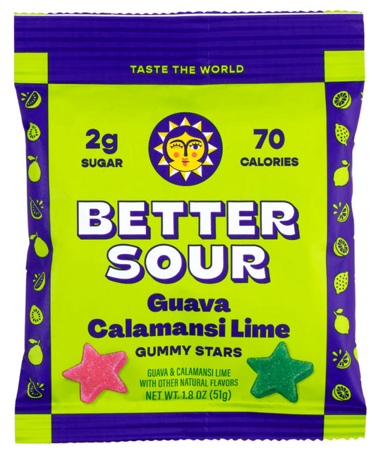 Better Sour - Guava Calamansi Lime Gummy Stars