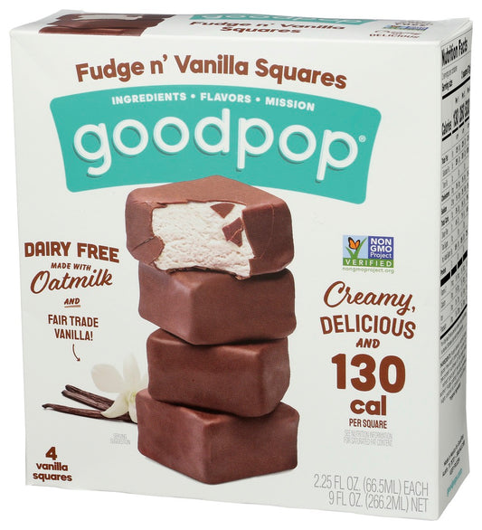 GoodPop - Fudge N Vanilla Squares
