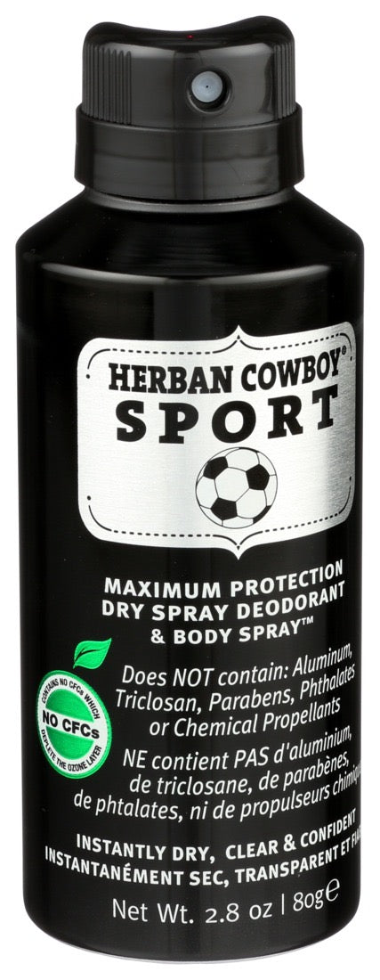 Herban Cowboy - Deodorant Body Spray Sport