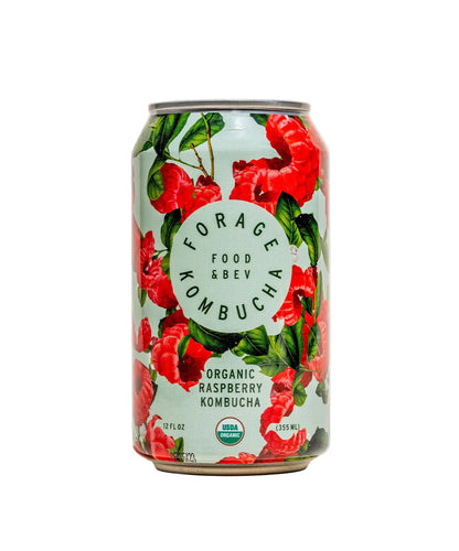 Forage Kombucha Raspberry