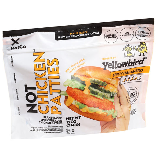 NotCo Not Chicken Patties Spicy Habanero