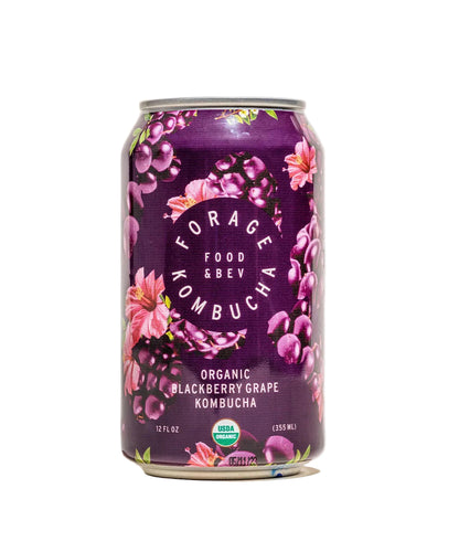 Forage Kombucha Blackberry Grape