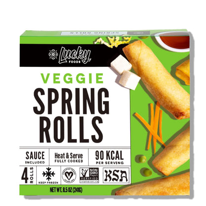 Lucky Foods Veggie Spring Rolls