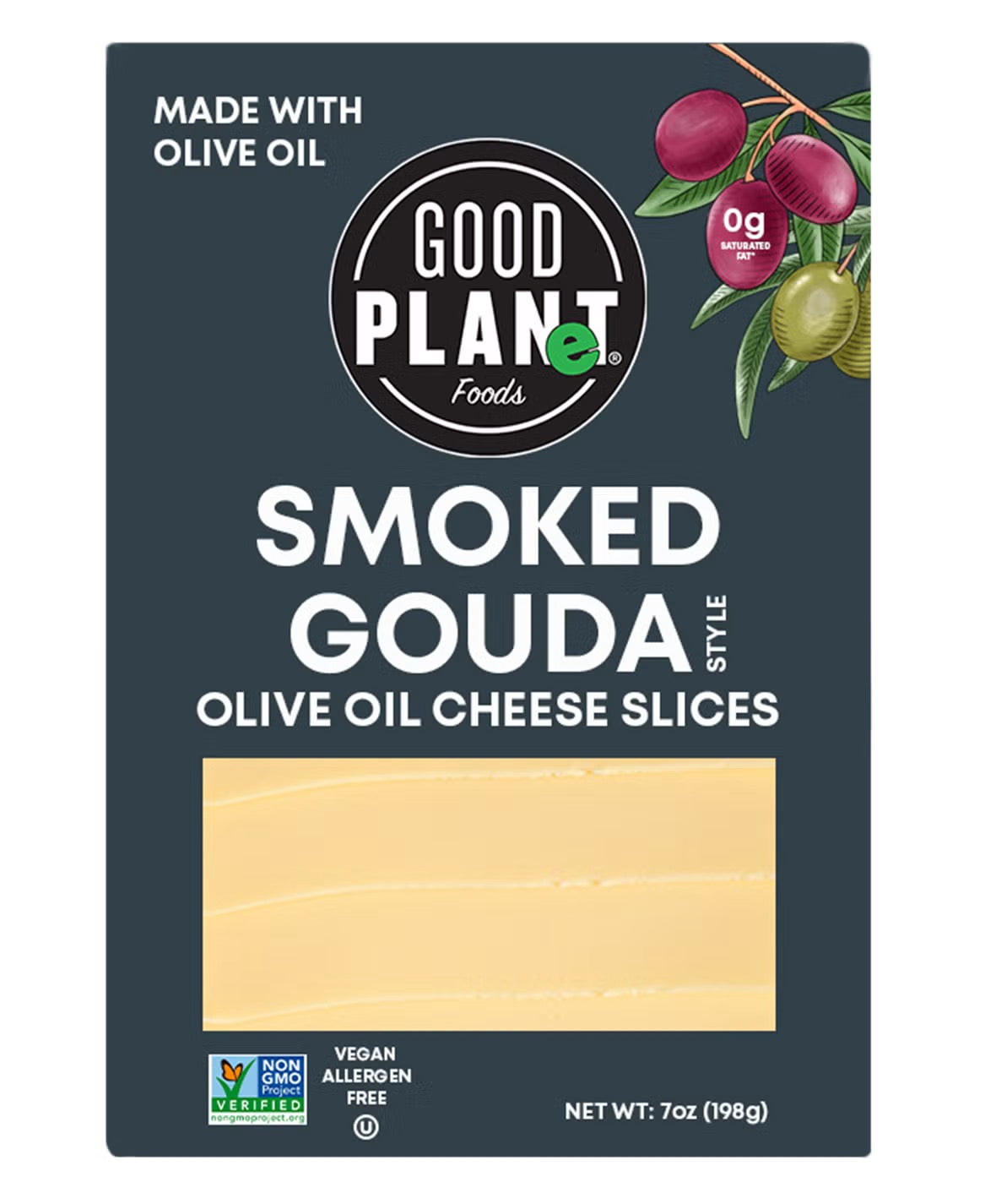 Good Planet Foods Smoked Gouda Olive Oil Cheese Slices