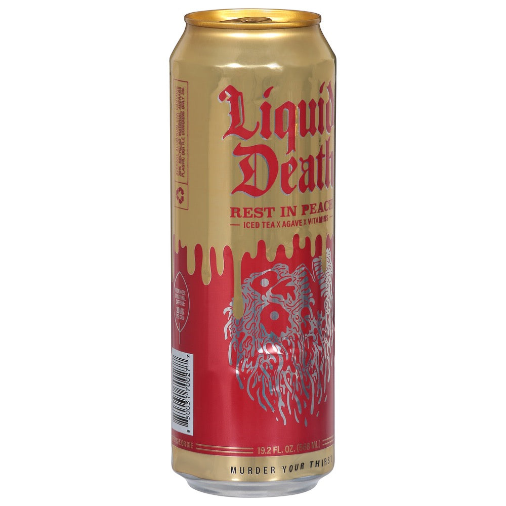 Liquid Death Rest In Peach