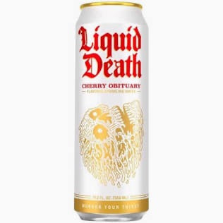 Liquid Death Cherry Obituary