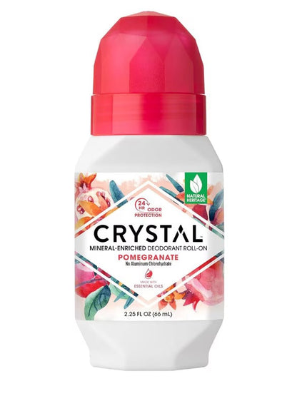 Crystal Deodorant Pomegranate Roll On