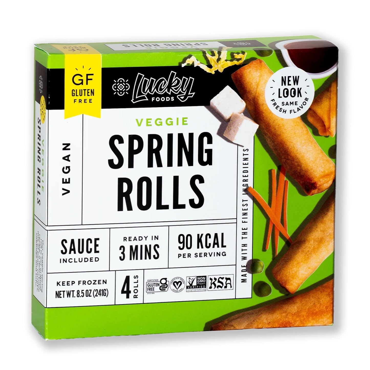 Lucky Foods GF Veggie Spring Rolls