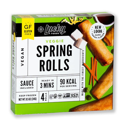 Lucky Foods GF Veggie Spring Rolls