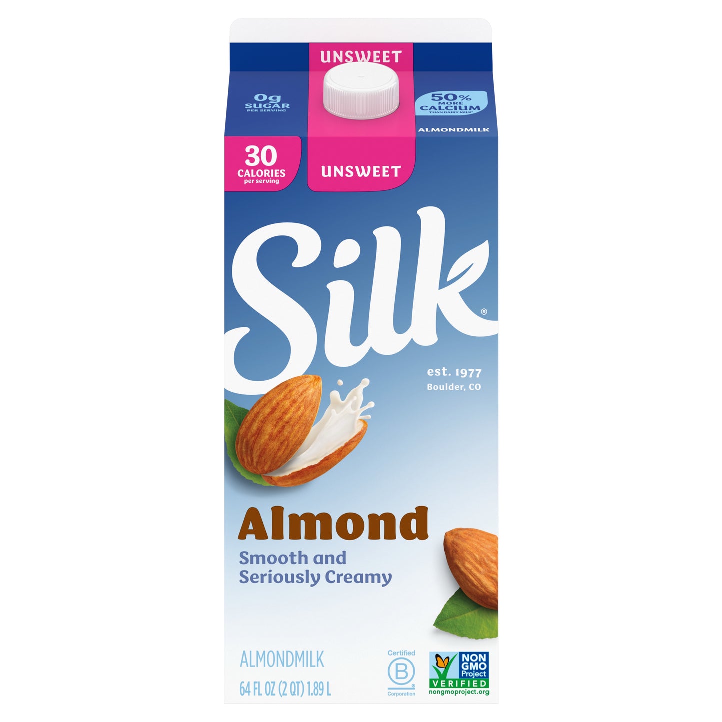 Silk - Almond Milk UnSweetened 64oz