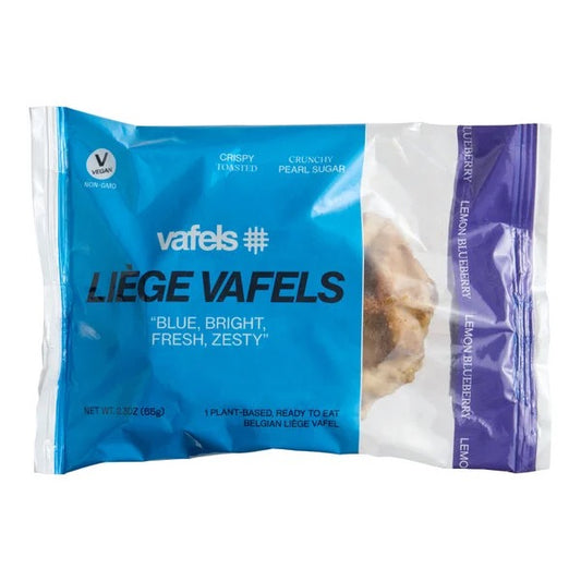 Vafels Liège Lemon Blueberry Vafels