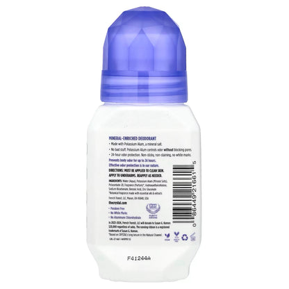Crystal Deodorant Lavender & White Tea Roll On