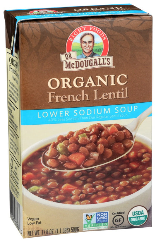 Dr McDougall's - French Lentil Soup Lower Sodium