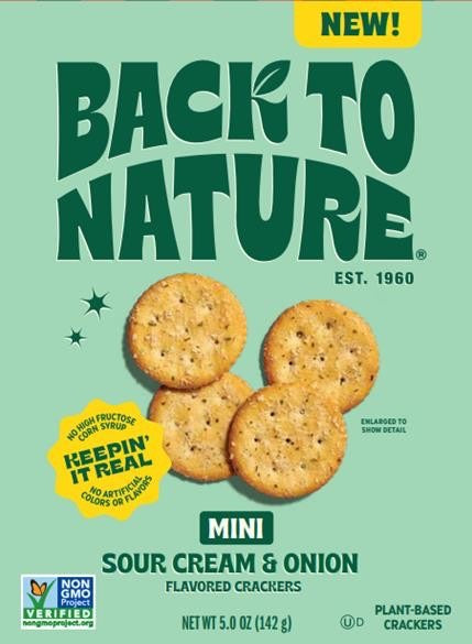 Back to Nature - Sour Cream Onion Crackers