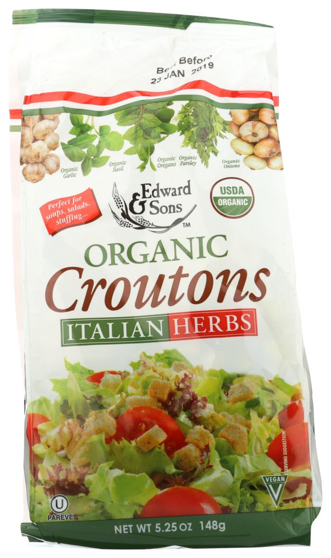 Edward & Sons - Organic Croutons Italian Herbs