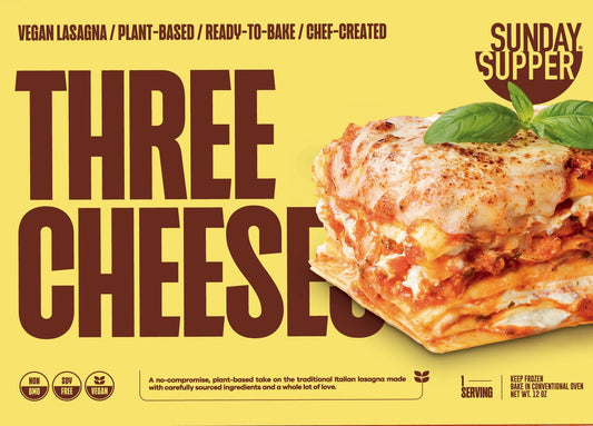 Sunday Supper Three Cheese Lasagna