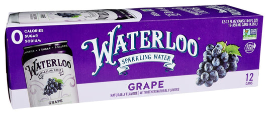 Waterloo Sparkling Grape 12pk
