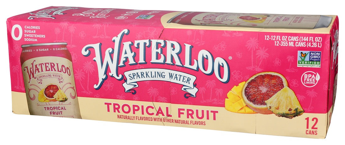 Waterloo Sparkling Tropical Fruit 12pk