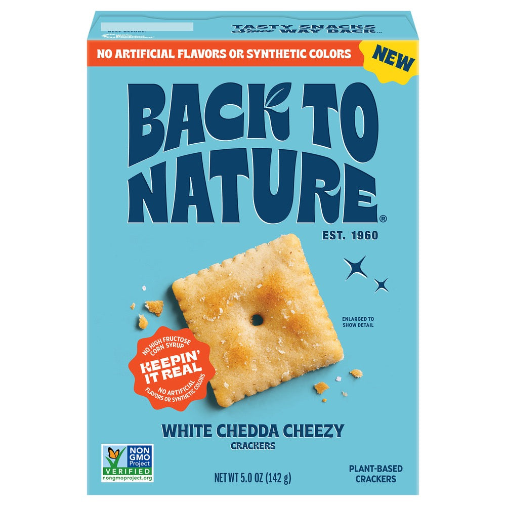 Back to Nature - White Chedda Cheezy Crackers