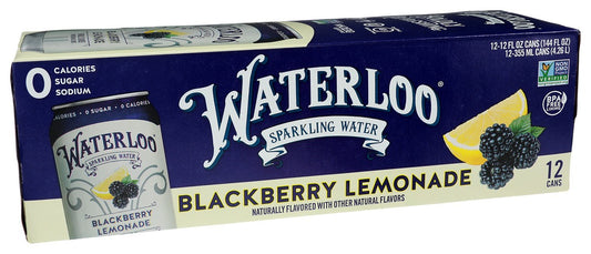Waterloo Sparkling Blackberry Lemonade 12pk