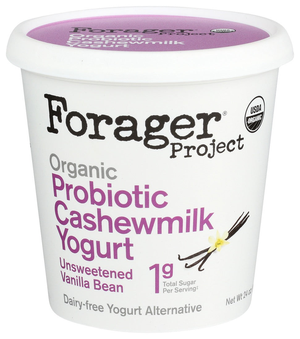 Forager Project Organic Probiotic Cashewmilk Yogurt Unsweetened Vanilla Bean