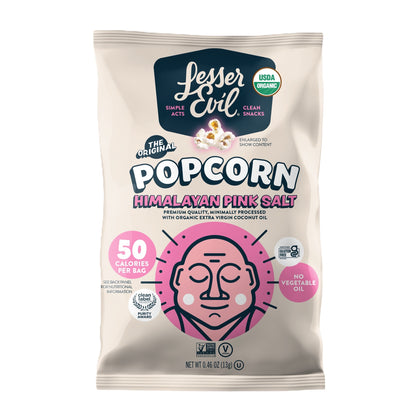 Lesser Evil Popcorn Himalayan Pink Salt .46oz