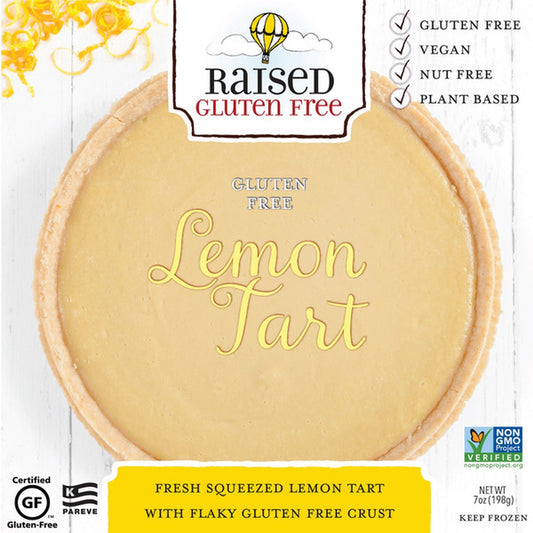 Raised Gluten Free Lemon Tart