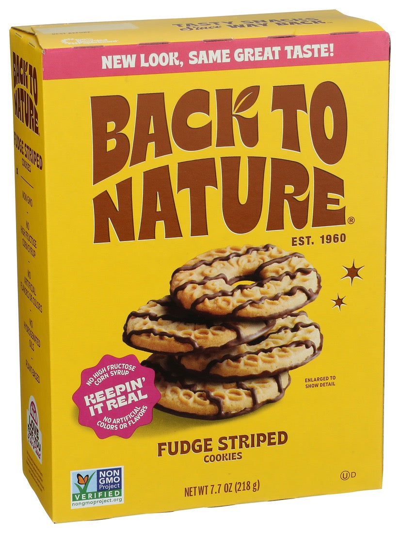 Back To Nature - Fudge Striped Cookies