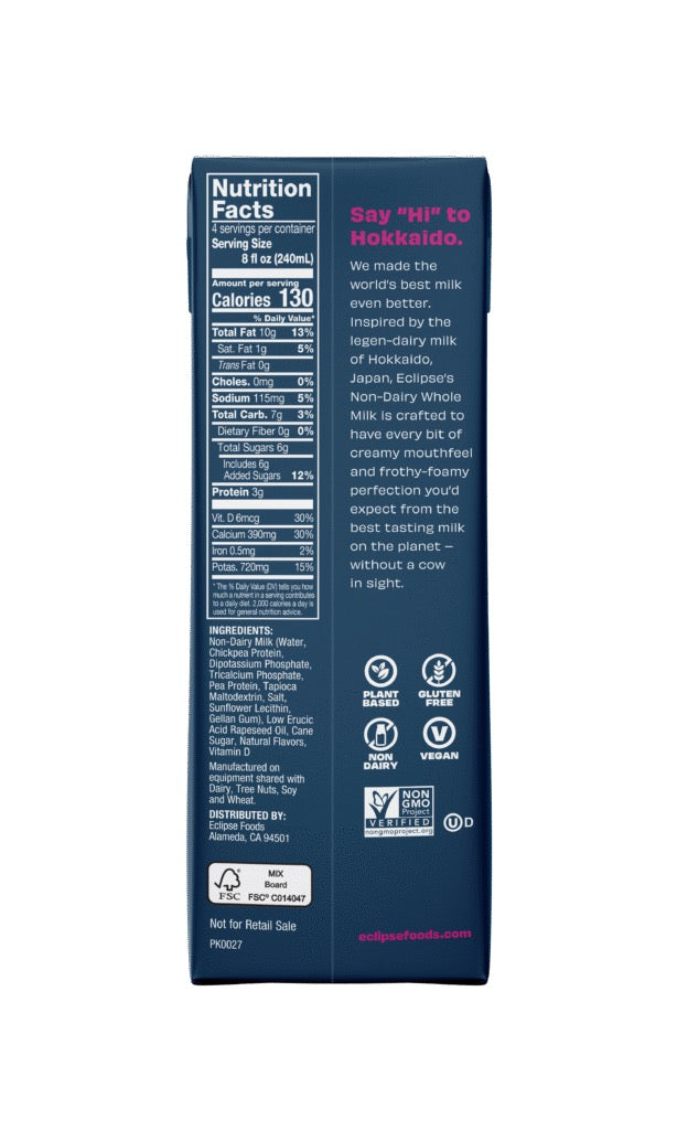 Eclipse - Non Dairy Whole Milk